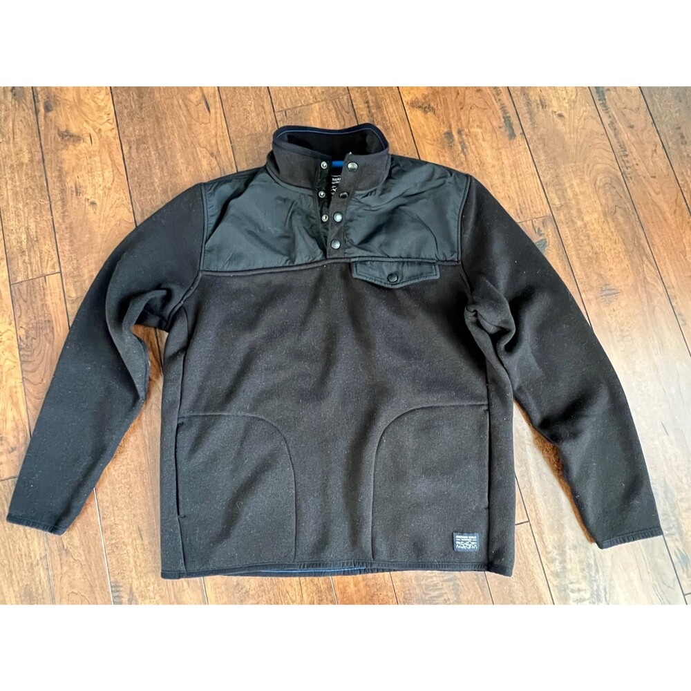 Mens Ameica Eagle Heavy Pullover with Snap Closure